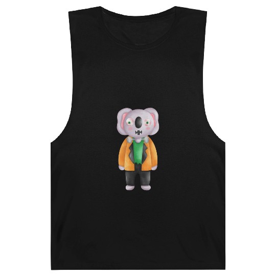 Koala bear in a zombie costume Barnard Tanks
