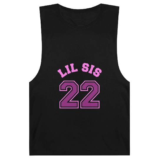 Lil Sis 2022 Little Sister Baby Family Birth Child Barnard Tanks