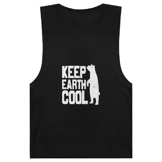Keep Earth Cool Earth Protect Polar Bear Animal Barnard Tanks