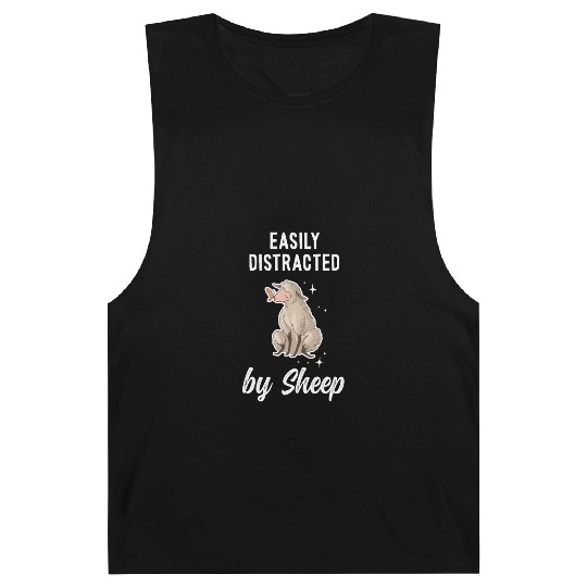 Cute Lamb Saying - Farmer & Sheep Barnard Tanks