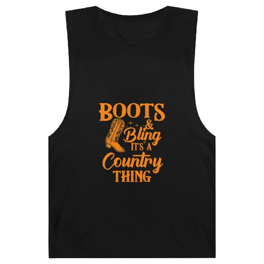 Funny Western Women Cowgirl Gift Cute Cowboy Ridin Barnard Tanks
