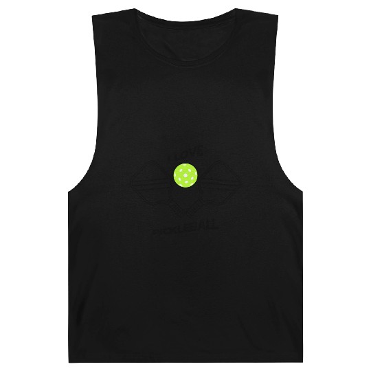 i love pickleball Barnard Tanks