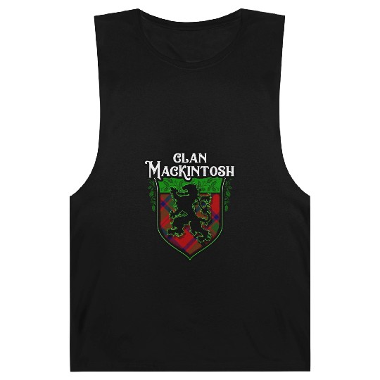 Clan MacKintosh Scottish Tartan Rampant Lion Celts Barnard Tanks