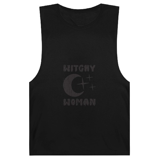 Witchy Woman - magic halloween Barnard Tanks