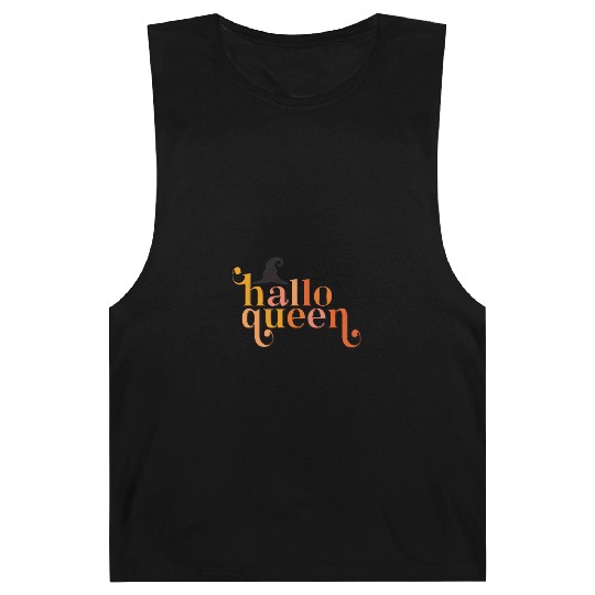 Cute Halloqeen Halloween Queen Barnard Tanks