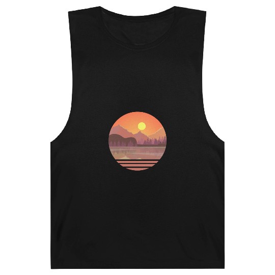 Guitar Player Retro Reflection Acoustic Electric Barnard Tanks