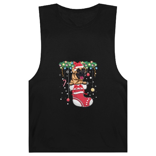 Dog Christmas Stocking - Boxer Dog Lover Christmas Barnard Tanks