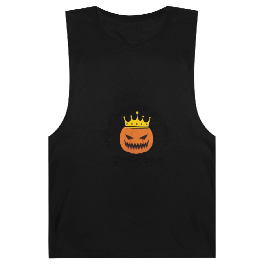 Kings of halloween are born in october Barnard Tanks