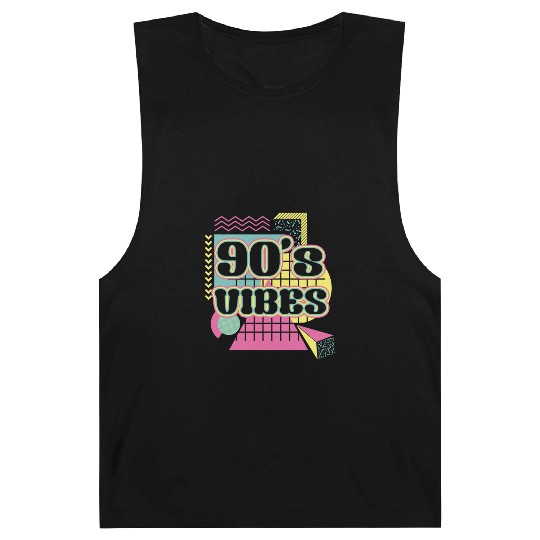 90s Disco Lover 1990s Retro Barnard Tanks