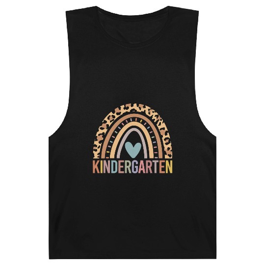 Kindergarten Rainbow Girls Boys Teacher Team Kinde Barnard Tanks