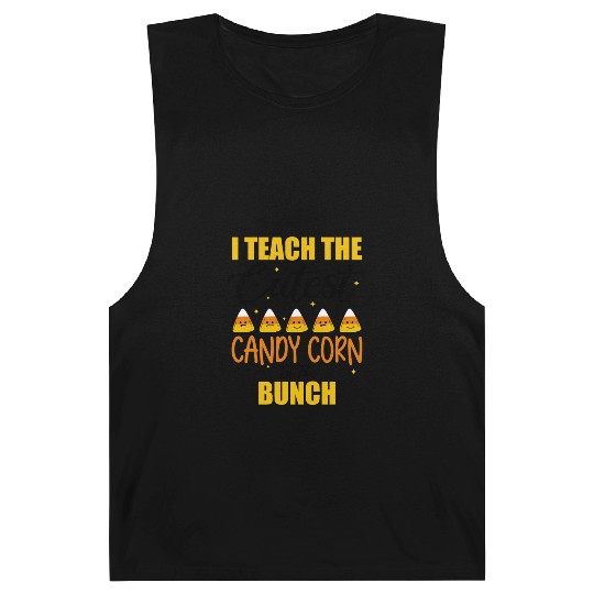 Cute I Teach The Cutest Candy Corn Halloween Barnard Tanks