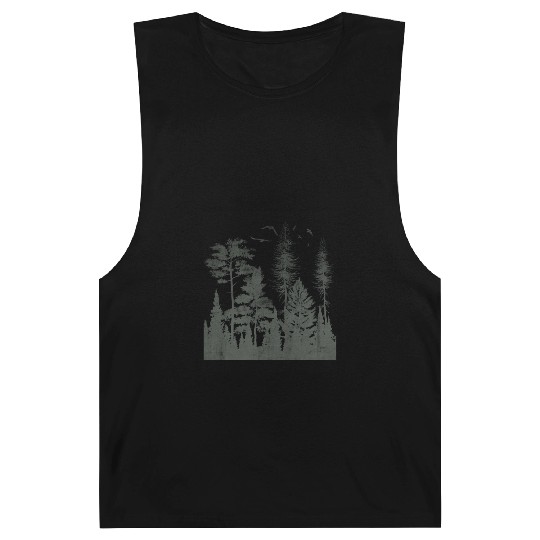 Dark Forest Outdoor Nature Camper Barnard Tanks