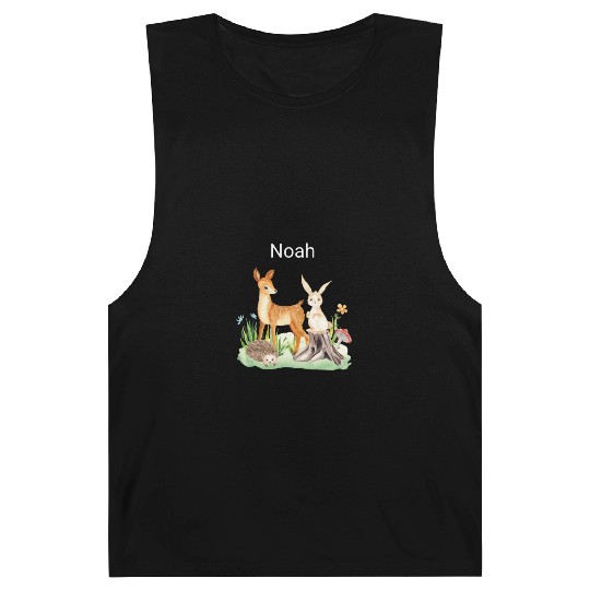 Animal deer rabbit hedgehog Noah Barnard Tanks