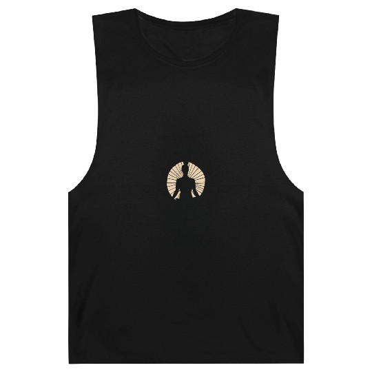 Serenity Meditating Yoga Fan Spiritual Relaxation Barnard Tanks