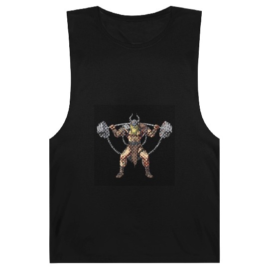 Viking Warrior Gym Bodybuilder Barnard Tanks