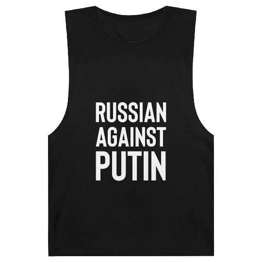 Russian against Putin white Barnard Tanks