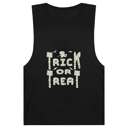 Trick or treat funny mummy Barnard Tanks