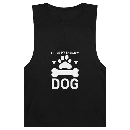 I love my Therapy Dog Barnard Tanks