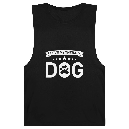 I love my Therapy Dog Barnard Tanks