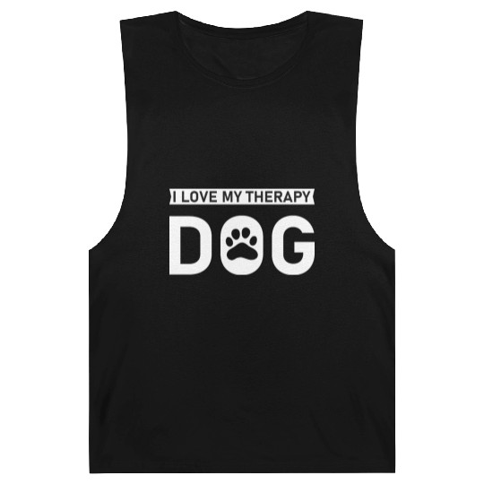 I love my Therapy Dog Barnard Tanks