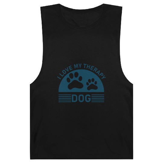 I love my Therapy Dog Barnard Tanks