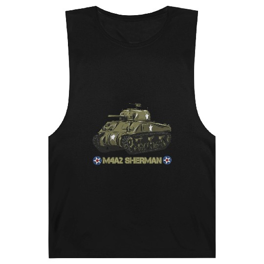World War 2 American Tank M4A2 Sherman Barnard Tanks