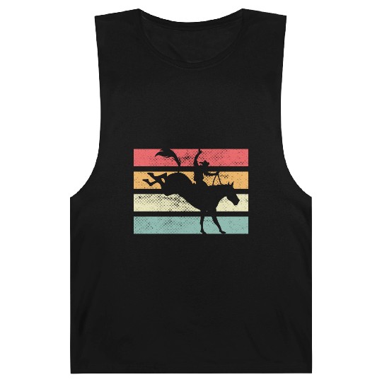 Western Cowboy Horse Wrangler Gift Barnard Tanks