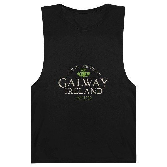 Vintage Irish Souvenir Claddagh Galway Ireland Barnard Tanks