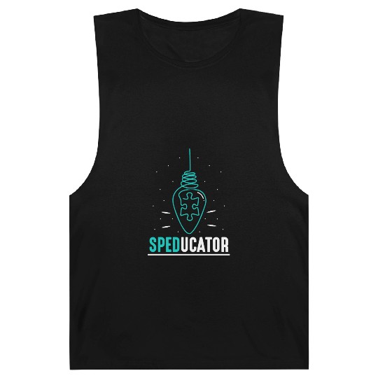 Speducator Special Education Cute Sped Teacher Barnard Tanks