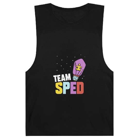 Team Sped Special Education Teacher Awareness Barnard Tanks