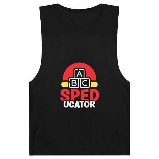 Speducator Sped Special Education Teacher Cute Barnard Tanks