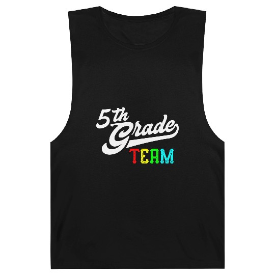 5Th Grade Team Baseball Style Teacher Team Barnard Tanks
