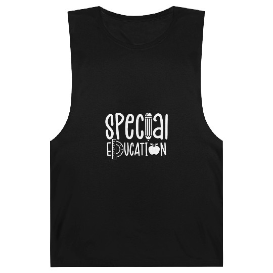 Special Education Cute Awareness Sped Teacher Barnard Tanks