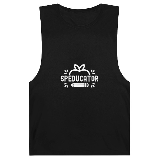 Speducator Cute Sped Special Education Teacher Barnard Tanks