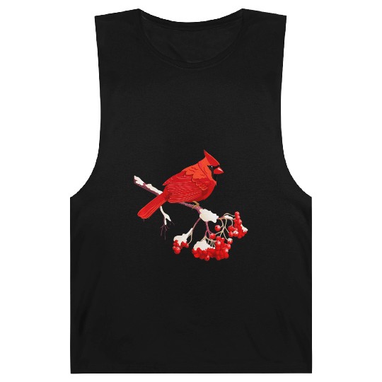 Awesome Red Cardinal Birds Gift Nature Lover Funny Barnard Tanks