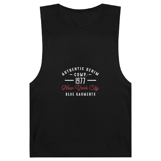 New York City Born In 1977 Vintage Birthday Barnard Tanks