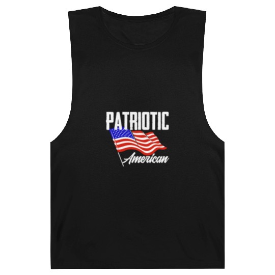 Patriotic American America US Flag USA 4th July Barnard Tanks