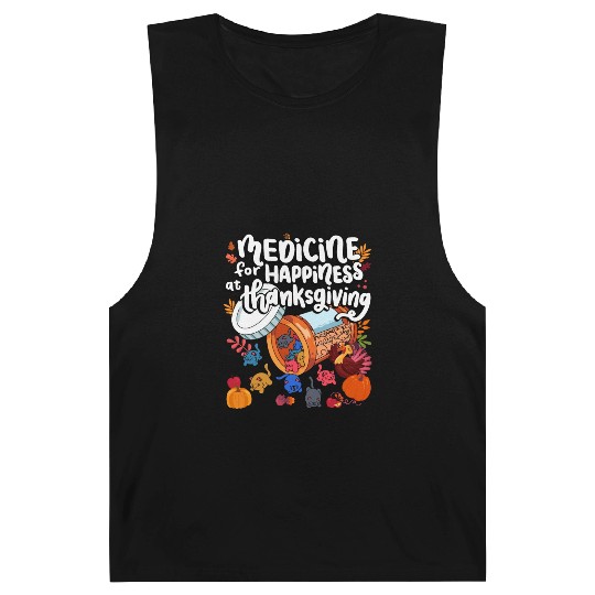 Medicine For Happiness At Thanksgiving Cat Barnard Tanks