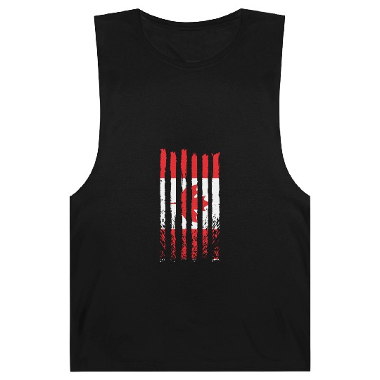 Viva Canada flag love proud canadian people design Barnard Tanks