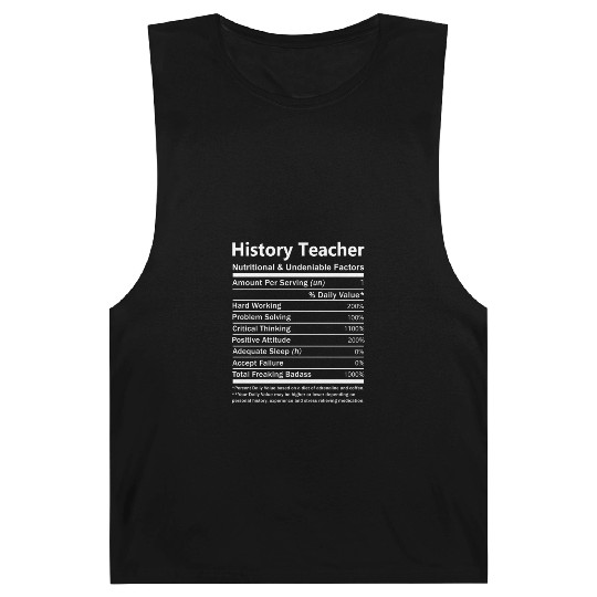 History Teacher Barnard Tanks - Nutritional And Undeniab