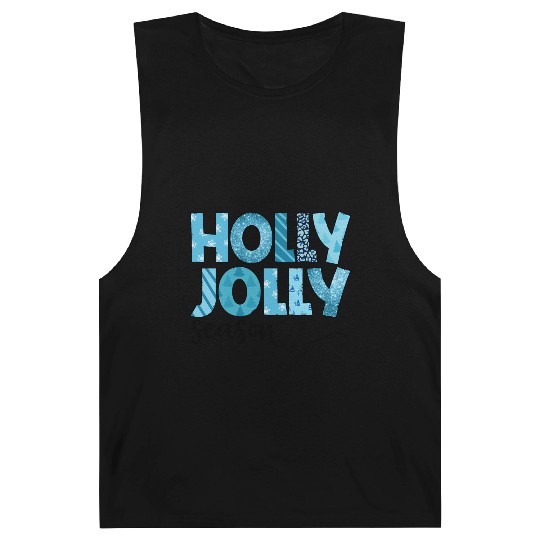 Holly Jolly season sublimation Barnard Tanks
