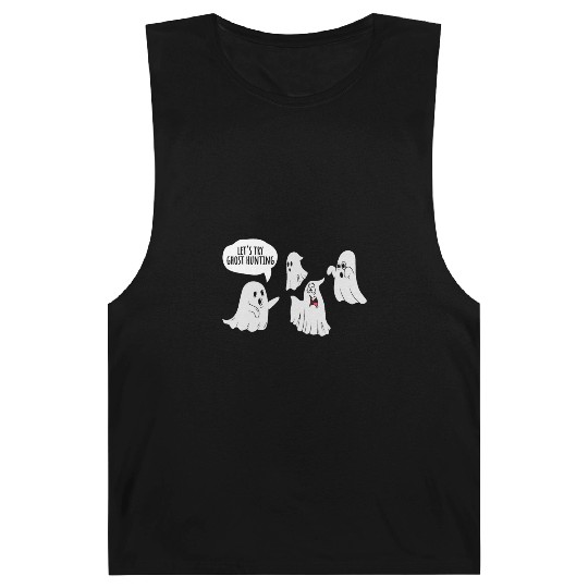Ghost Hunting Cute Ghosts Spooky Halloween Barnard Tanks