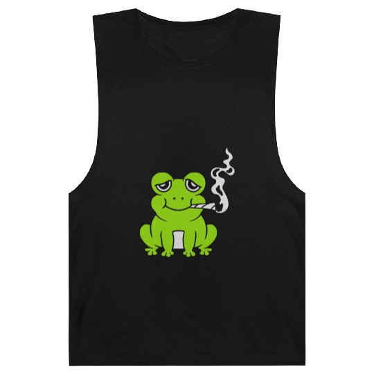 Stoned Weed Joint Frog Barnard Tanks