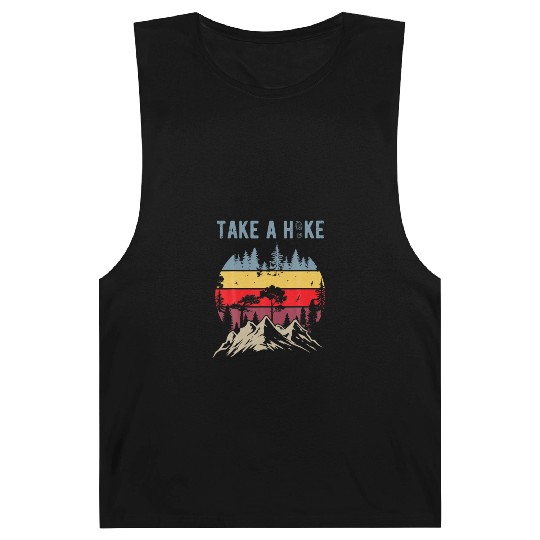 Hiking Nature Hike Hiker Outdoor Funny Take a Hike Barnard Tanks