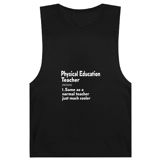 PE Teacher Definition Phys Ed Physical Education Barnard Tanks