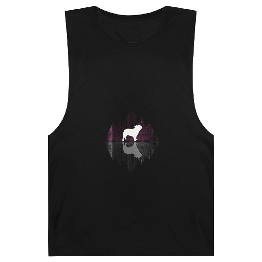 French Bulldog abstract - Geometry Dog Triangle Barnard Tanks