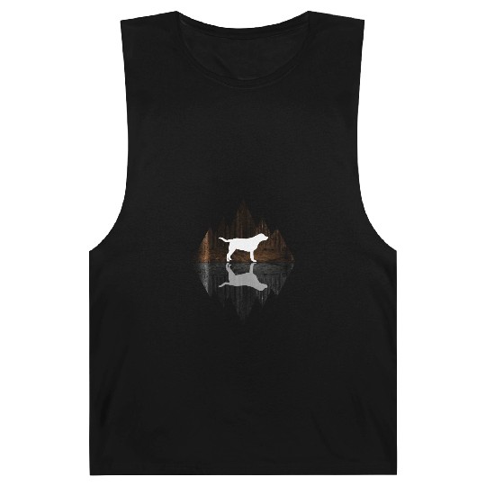 Labrador abstract - geometry dog triangle Barnard Tanks