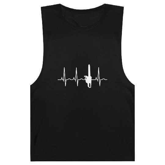 Lumberjack Chainsaw Heartbeat Arborist Barnard Tanks