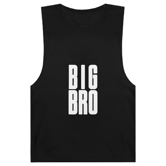 Big Bro Siblings Men Kids Adult Fraternity Frat Barnard Tanks