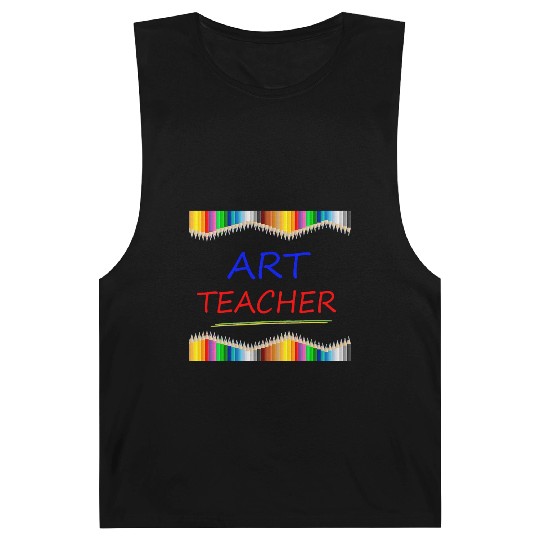Art Teacher Drawing Painting Fun Artist Gift Barnard Tanks